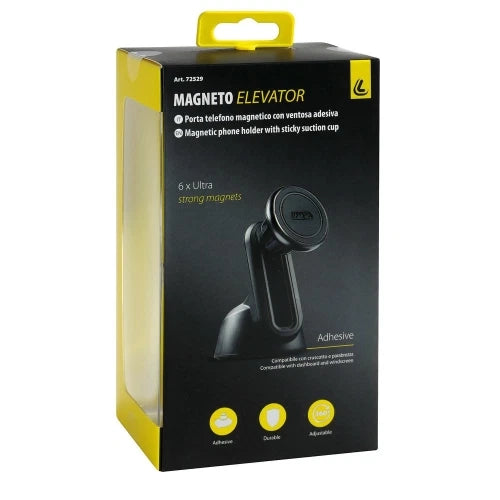 Magneto Elevator, porta telefono magnetico con ventosa adesiva