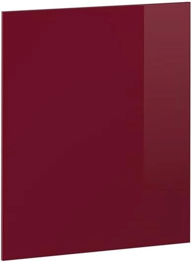 Frontale cucina R-Line, Rosso lucido, 59.6 x 71.3 cm frontale del mobile per mobile forno a mezza altezza