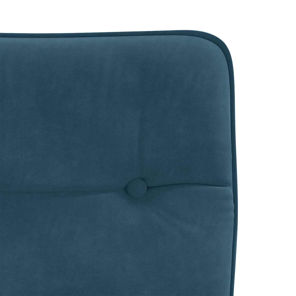 Sedie da Pranzo 2 pz Blu in Velluto 4101319