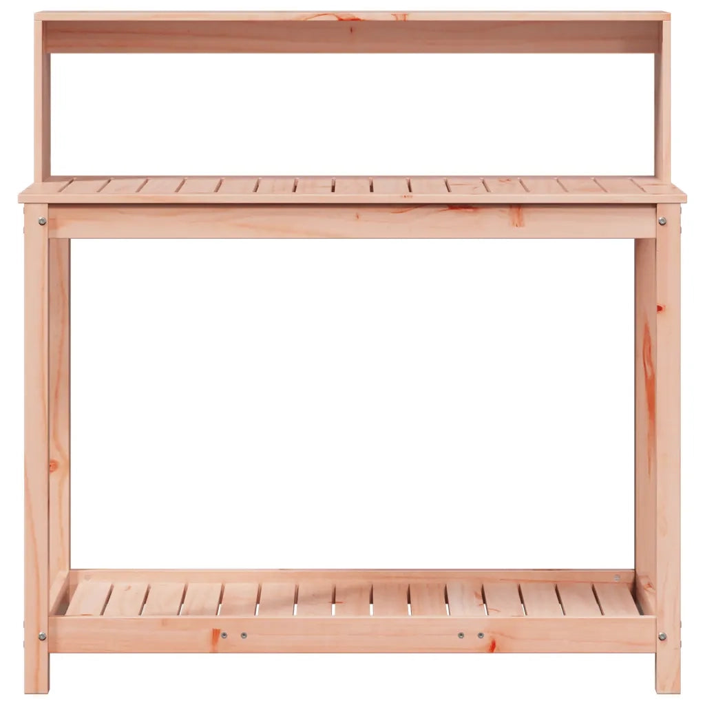 Tavolo Invaso con Ripiani 108x50x109,5cm Legno Massello Douglas CFW9247259