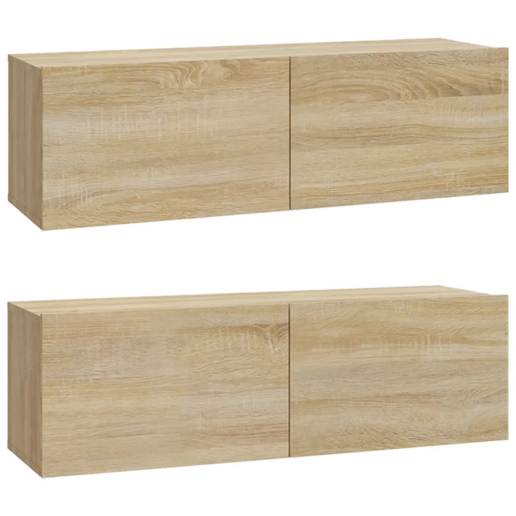 Set di Mobili Porta TV 6 pz | Armadietto TV | Mobile Porta TV Rovere Sonoma in Legno Multistrato