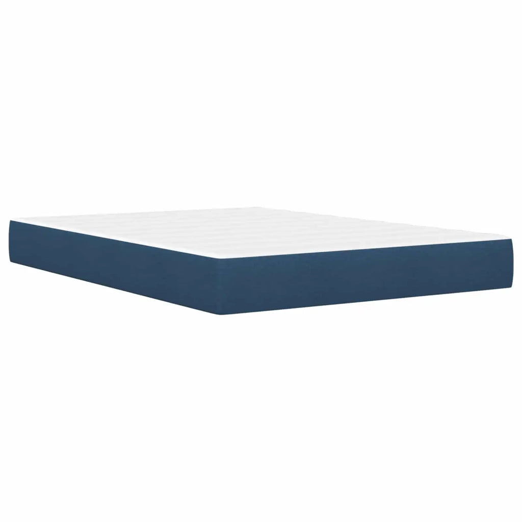 Struttura del letto Blu 120 x 190 cm Poliestere 3414948