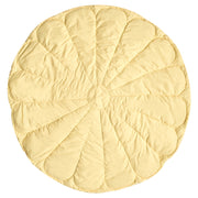 Tappeto per bambini Giallo Cotone Coperta a forma di fiore trapuntata 110 x 110 cm Asilo nido Bambini Accessorio per la cameretta