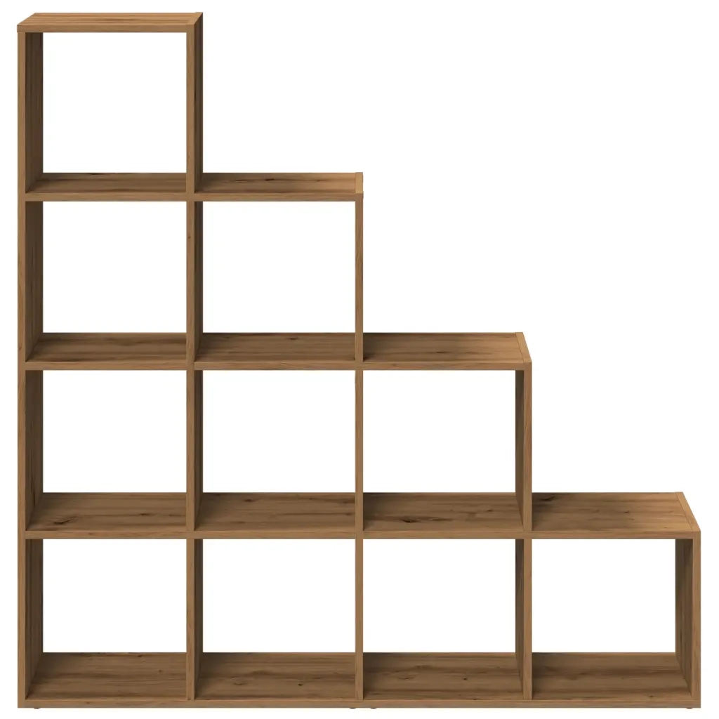 vidaXL Libreria a 4 Ripiani Rovere 131,5x29x131,5 cm in Truciolato