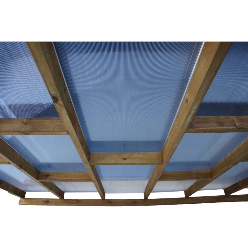 Tetto Couv'Terrasse in legno 3x9,2m - con tetto