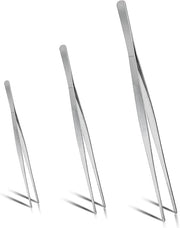 Set di 3 spilli da cucina - acciaio inossidabile - diverse lunghezze