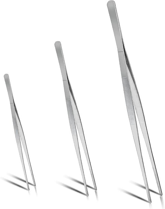 Set di 3 spilli da cucina - acciaio inossidabile - diverse lunghezze