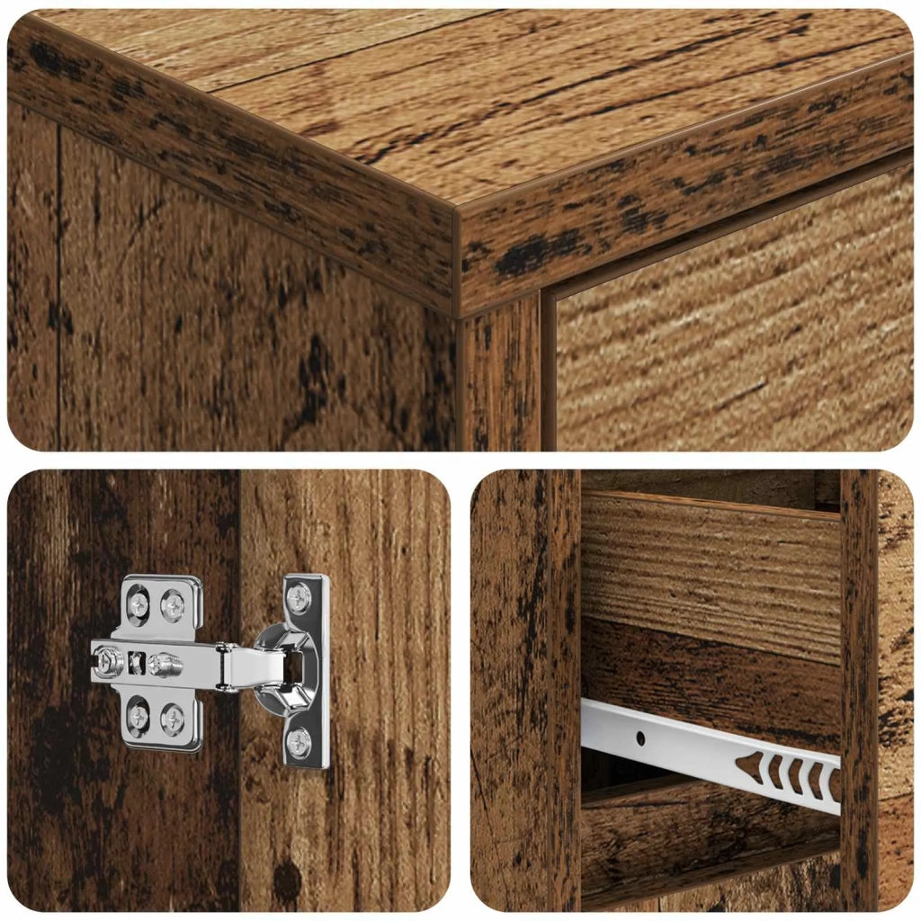 Mobile da Bagno Legno antico 30 x 33 x 190 cm
