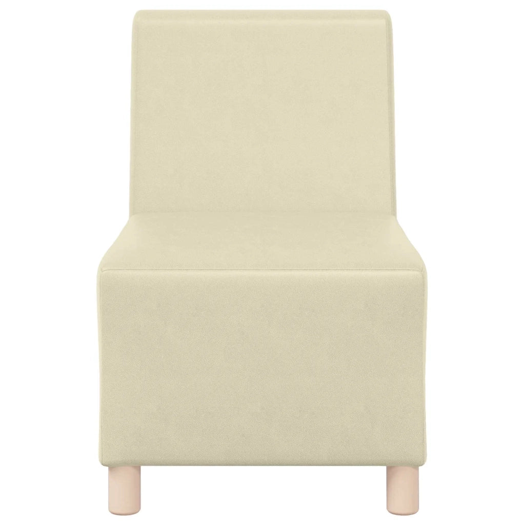 | Unità di Divano Modulare Senza Braccioli | Crema 55 x 74 x 82 cm 4108488