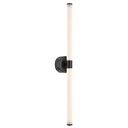 Applique Da Parete Moderno Axis Alluminio Nero Luce Led 16W