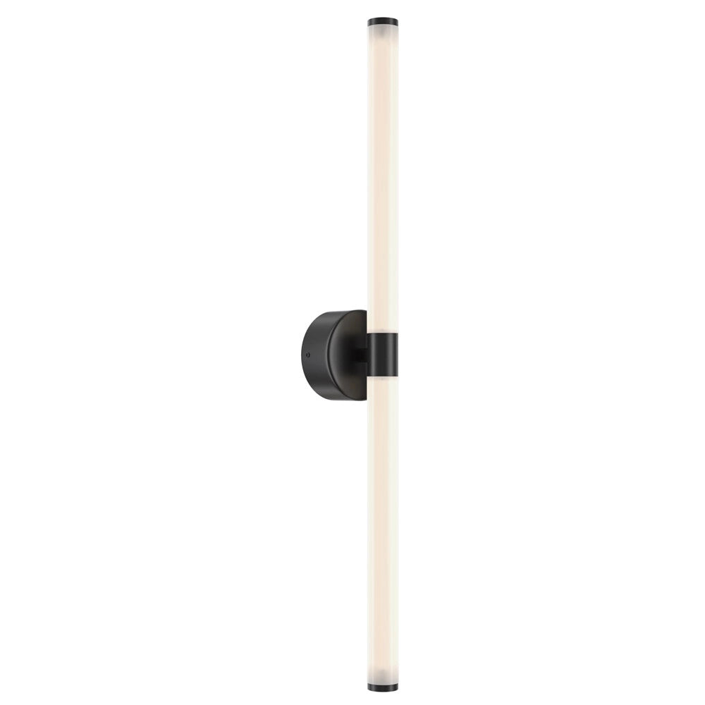 Applique Da Parete Moderno Axis Alluminio Nero Luce Led 16W