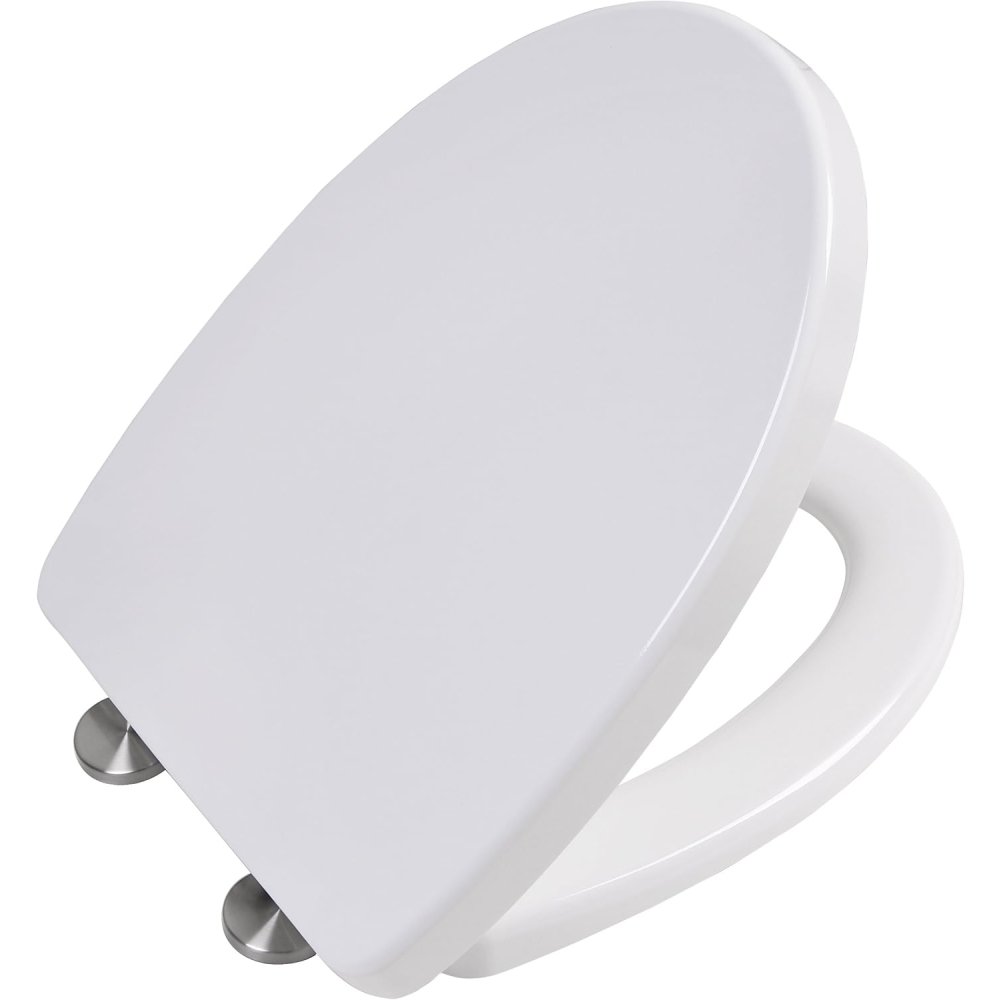 Sedile copriwater con ammortizzatore e funzione di sgancio rapid