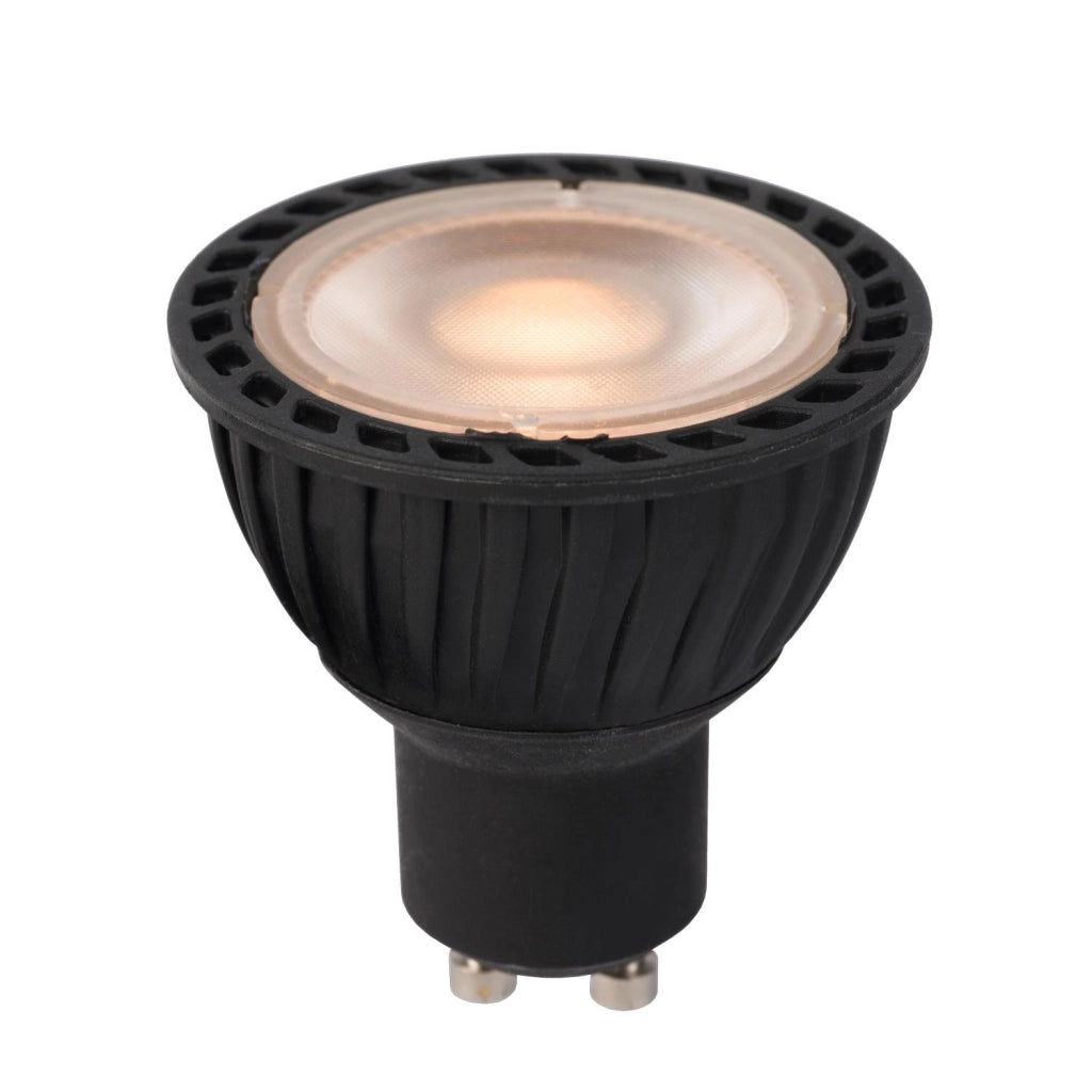 Lampadina LED riflettore GU10 nera 5W 2200K Lucide