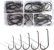 Accessori per pesca 50-300PCS Combinazione acqua salata acqua dolce Acciaio inossidabile militare Grappini robusti con ganci forti