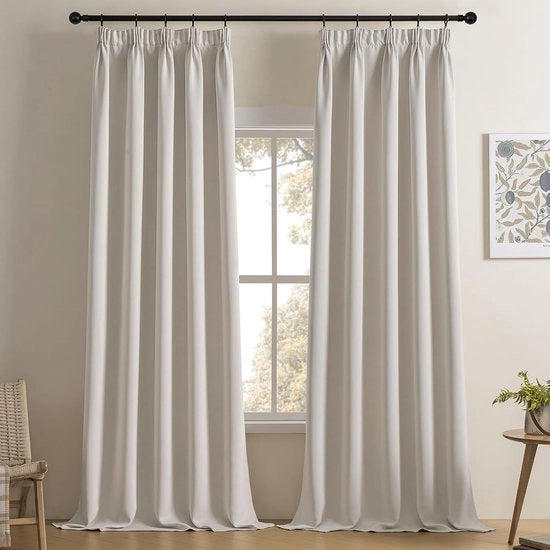 Set di tende di oscuramento eleganti per salotto e camera da letto dei bambini, 240 cm alto, 140 cm largo