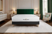 Kit rete e materasso LANCASTER 180x190cm - Spessore : 22cm - molle insacchettate e memory foam - Rigido, 3 zone di comfort