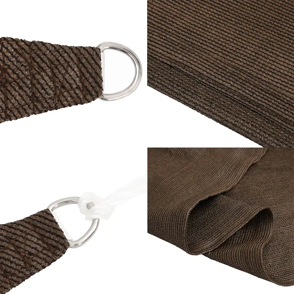 Vela Parasole 160 g/m² Marrone 5x7x7 m in HDPE 311814