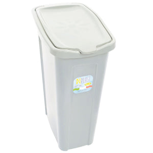 portabiancheria cm.25x35x53h 35lt. bianco cod:ferx.18449