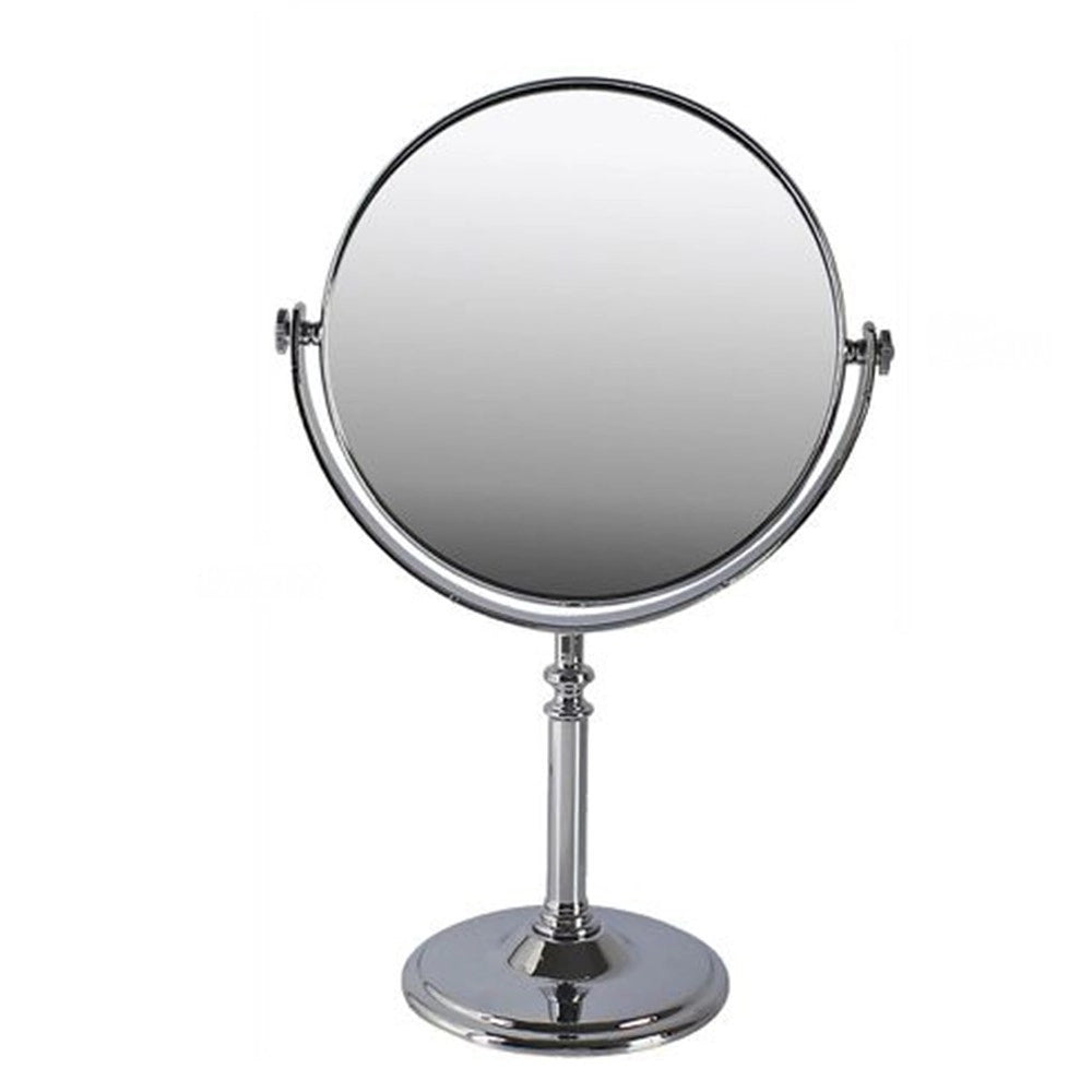 Trade Shop - Specchio 6" Da Tavolo Make Up Trucco Accessorio Appoggio Bagno Donna 27 Cm 52771 -