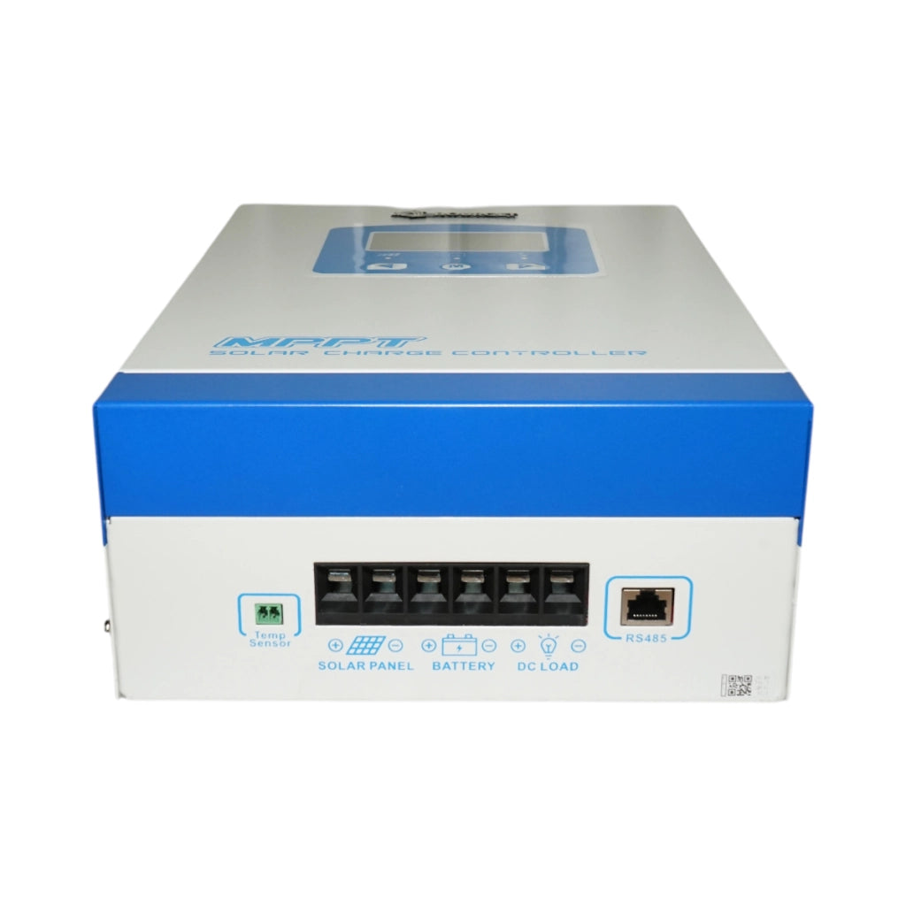 Regolatore/Controller solare MPPT 100 A 12V/24V/36V/48V con display LCD, Bluetooth, applicazione e sensore di temperatura – Bourget