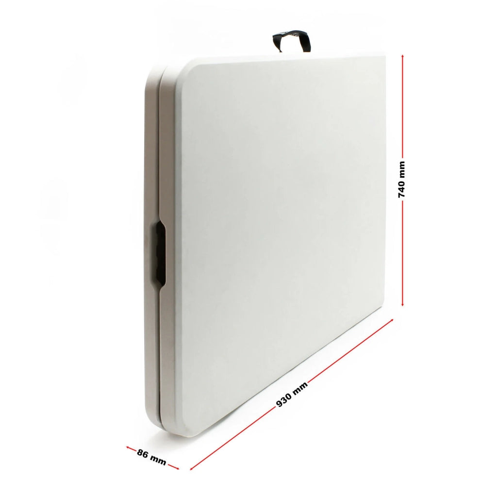 Tavolo da campeggio pieghevole portatile leggero barbecue da esterno 180 cm bianco 16_0000540