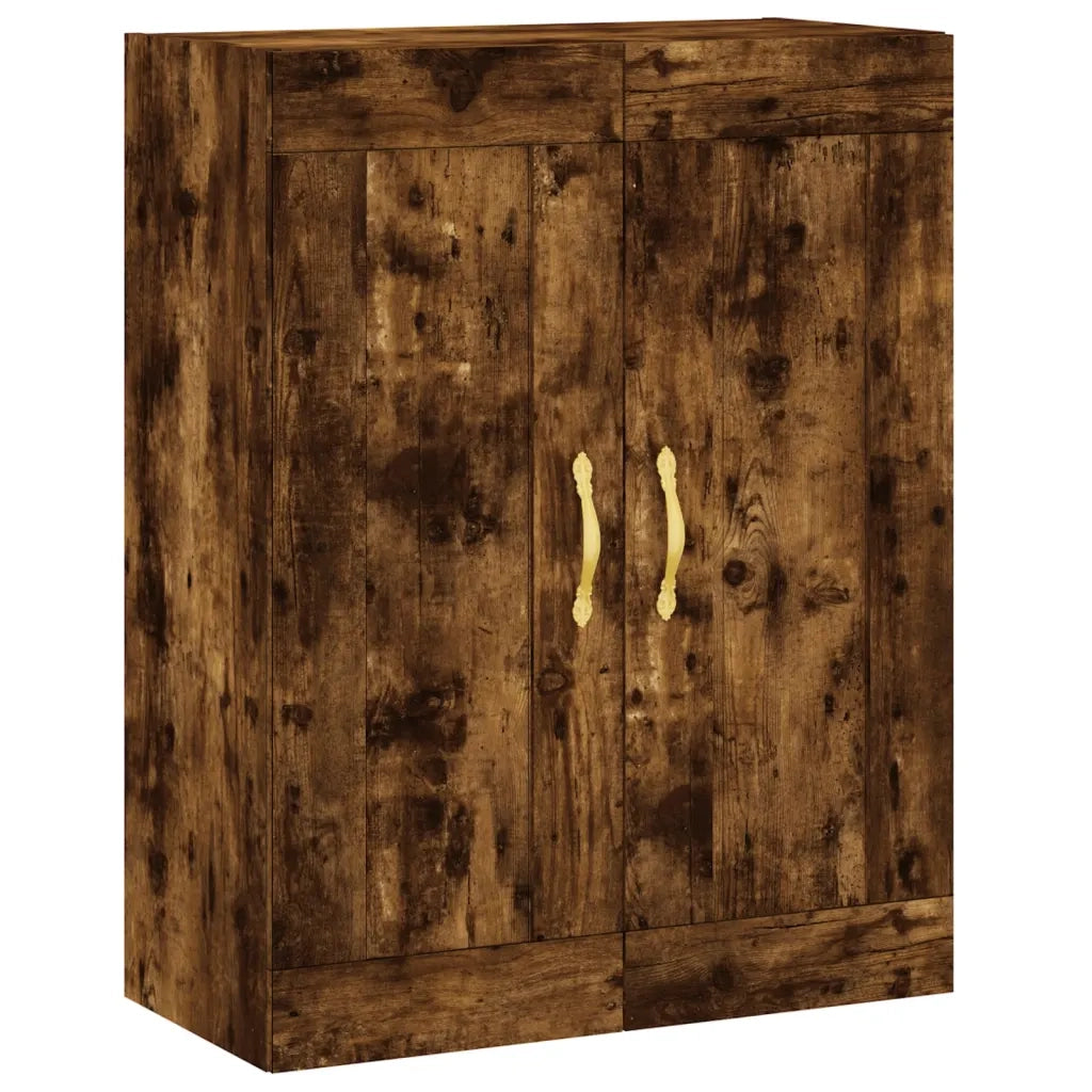 Armadietti a Parete 2 pz Rovere Fumo in Legno Multistrato CFW7412587