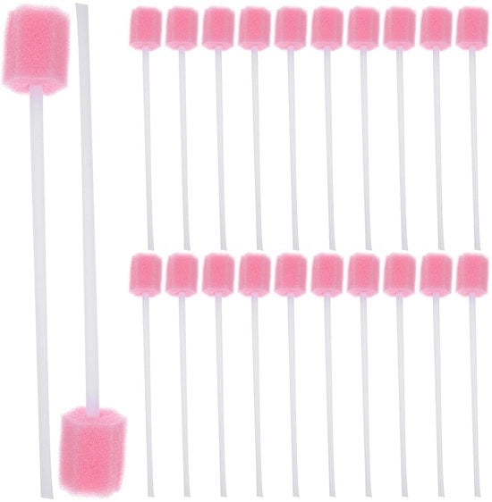 Stecche di cura della pelle 100 pezzi - Strisce di tolettatura - Watten stecche sterili - Saponi per la cura della pelle - Adatti a bambini/adulti - Uso facile