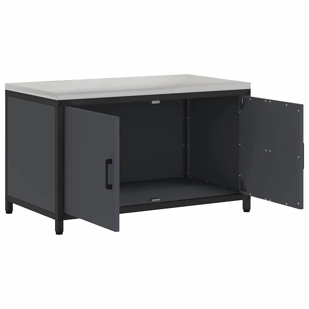 Stoccaggio in cucina Antracite 60 x 50 x 92 cm Acciaio