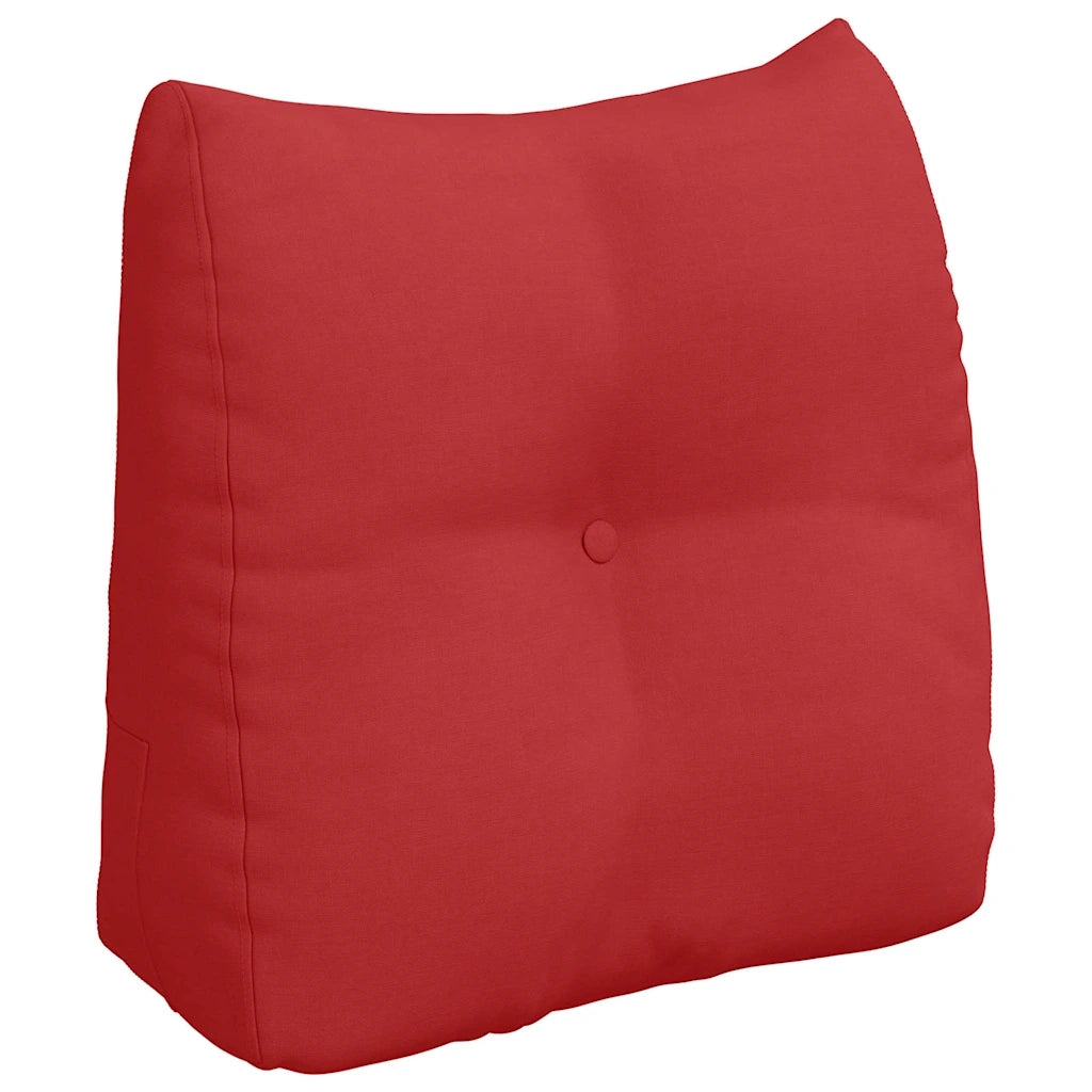 Cuscino per Schiena | Cuscino dorsale Rosso 45 x 24 x 50 cm Tessuto