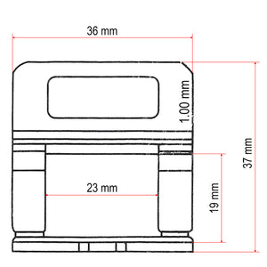 Set per livellamento piastrelle 1000 linguette 1,0mm e 1 pinza per posa pavimenti