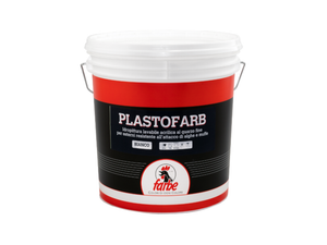 Idropittura lavabile Plastofarb acrilica al quarzo resistente esterni 5lt 14lt - 14 Lt
