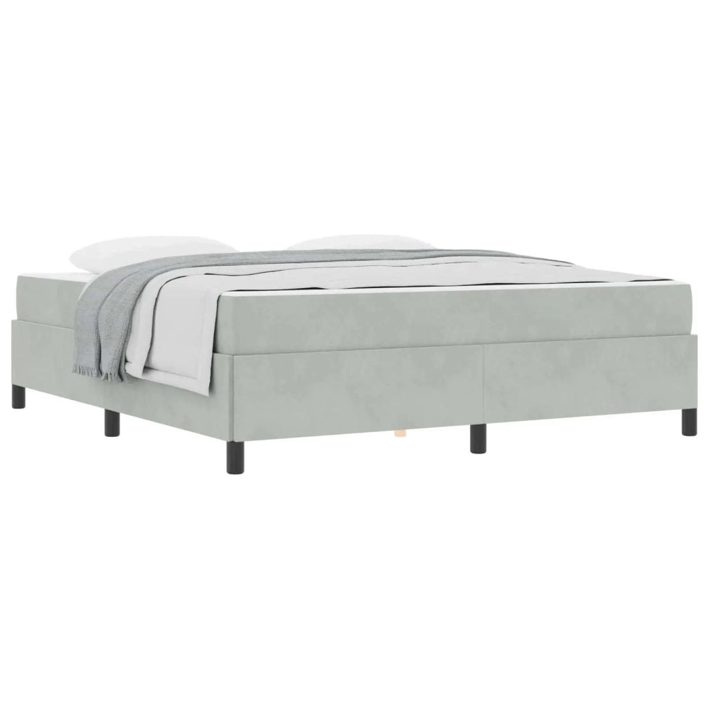 Struttura del letto Grigio chiaro 180 x 200 cm Tessuto 3399078
