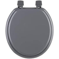 Jja 105679 - sedile copri wc in legno mdf, colore: grigio