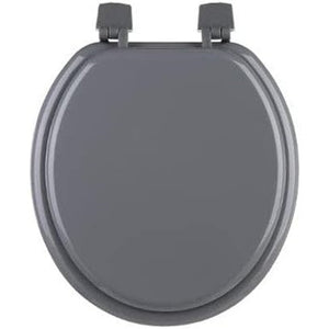 Jja 105679 - sedile copri wc in legno mdf, colore: grigio