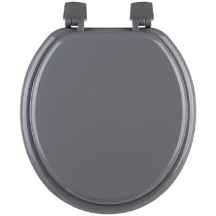 Jja 105679 - sedile copri wc in legno mdf, colore: grigio