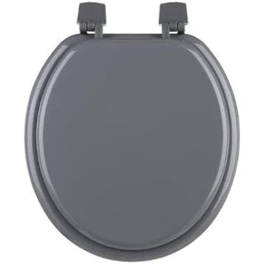 Jja 105679 - sedile copri wc in legno mdf, colore: grigio