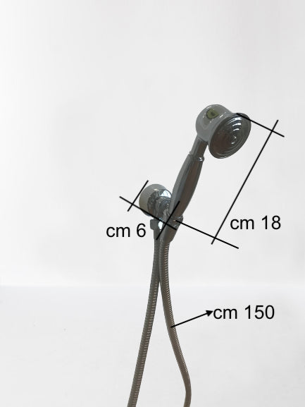 Kit doccia con supporto e presa acqua vintage completo