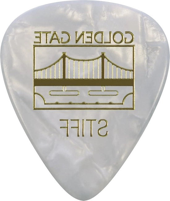 Plettine per chitarra da 10 mm di spessore con superficie pearloid, forma sideman.