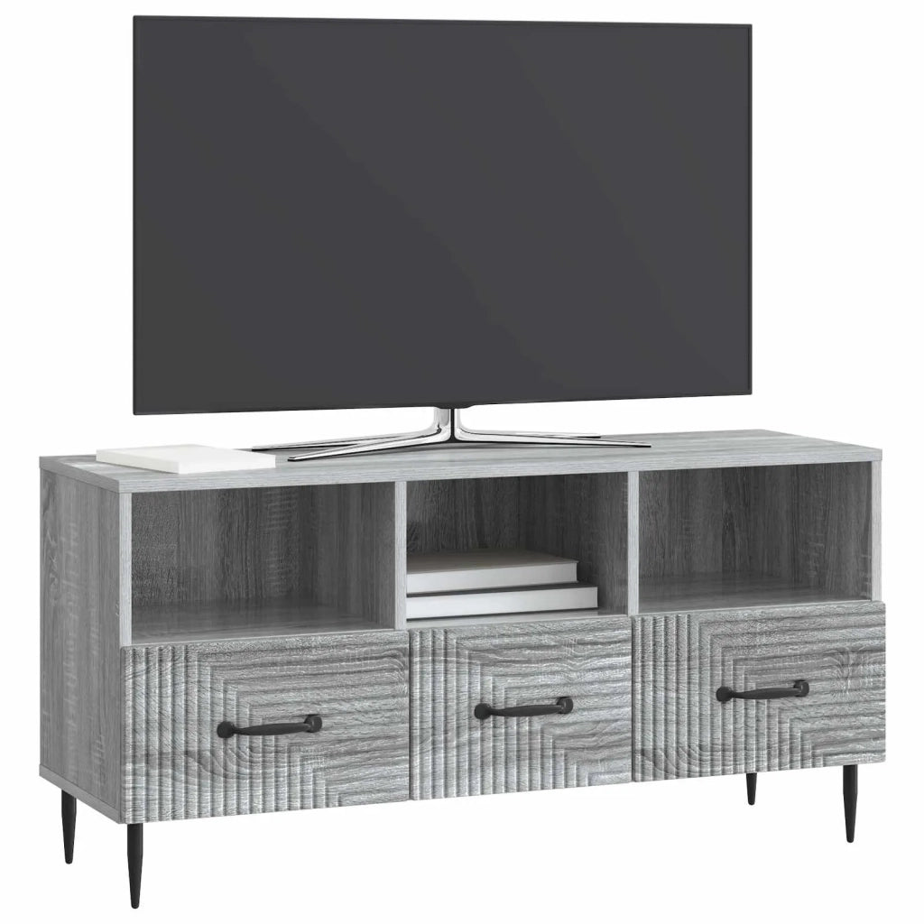 Mobile TV Grigio Sonoma 102 x 34,5 x 50 cm Legno ingegnerizzato