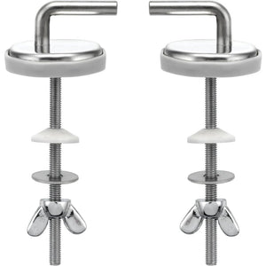 Cornat tec364991 cerniera con fissaggio per sedile wc, in acciai