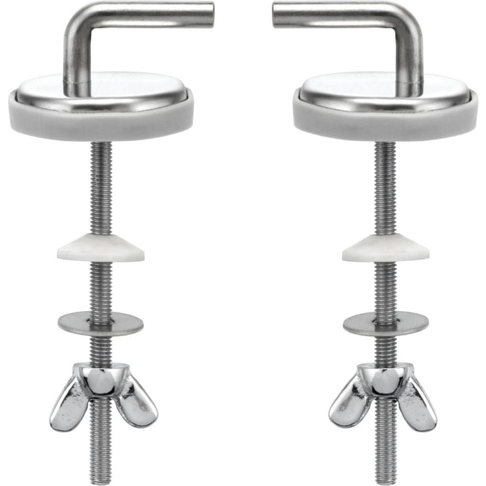 Cornat tec364991 cerniera con fissaggio per sedile wc, in acciai