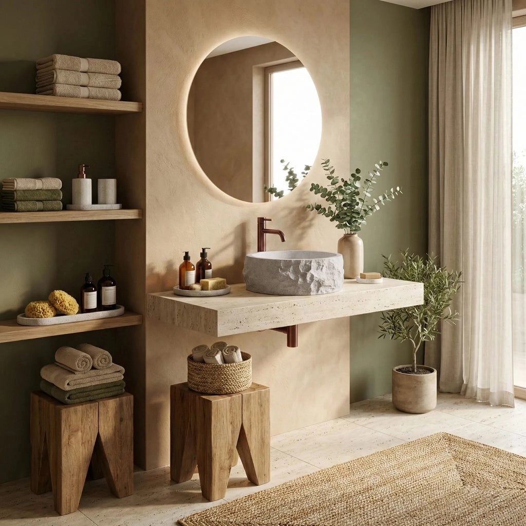 Lavabo Da Appoggio Rea Alice Moon