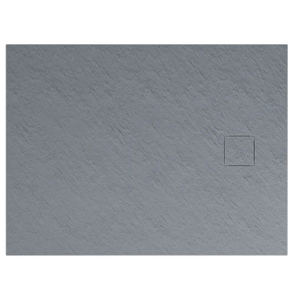 Piatto doccia 80x90 cm colore grigio effetto pietra | Samos