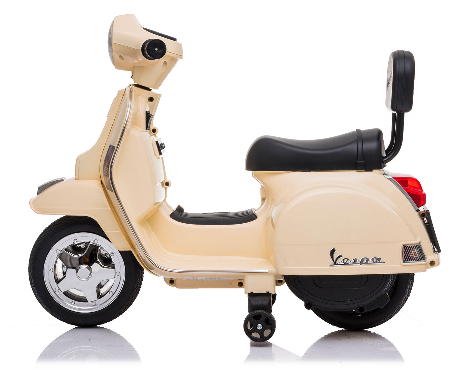 Piaggio Mini Vespa PX150 Elettrica 6V per Bambini Crema