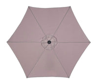 Ombrellone da Giardino in Acciaio Ø2,7m Delfi Tortora