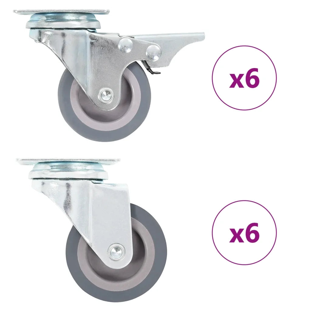 Ruote Girevoli 12 pz 50 mm cod mxl 78413