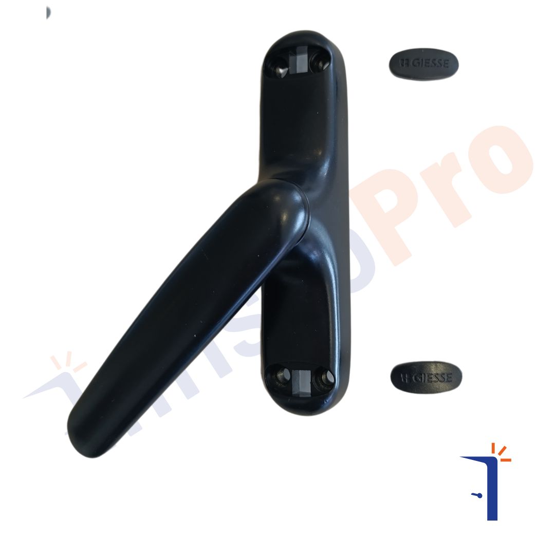 Maniglia cremonese ribassata Giesse Unica 01230 per persiane Colore: NERO