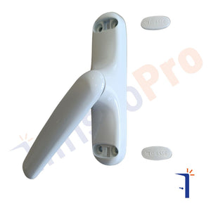 Maniglia cremonese ribassata Giesse Unica 01230 per persiane Colore: Bianco