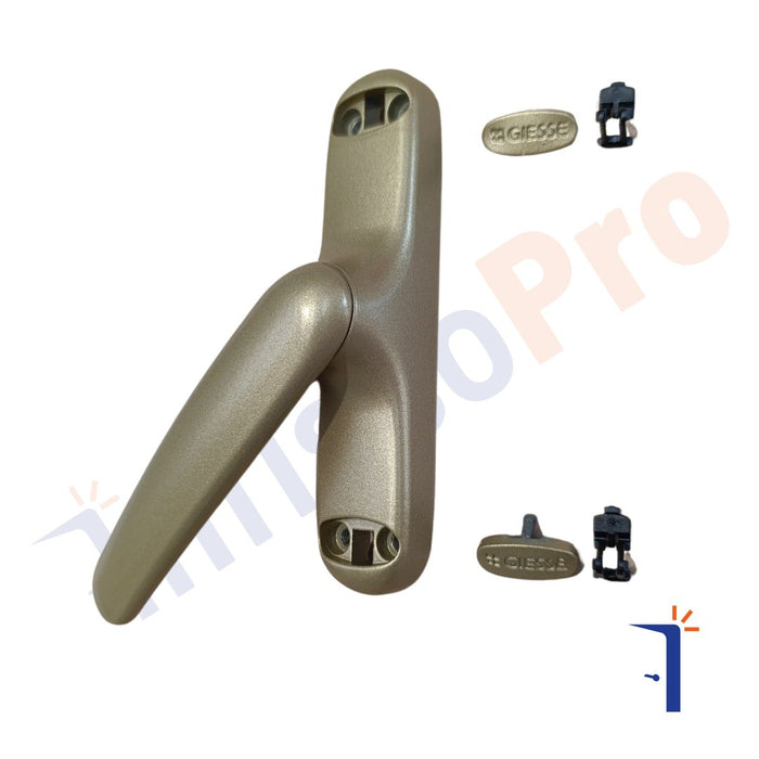 Maniglia cremonese ribassata Giesse Unica 01230 per persiane Colore: Bronzo