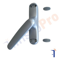 Maniglia cremonese ribassata Giesse Unica 01230 per persiane Colore: ARGENTO